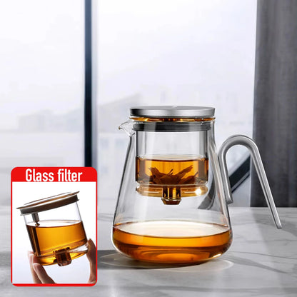 MagnaBrew – Luxury Glass Teapot with Magnetic Switch