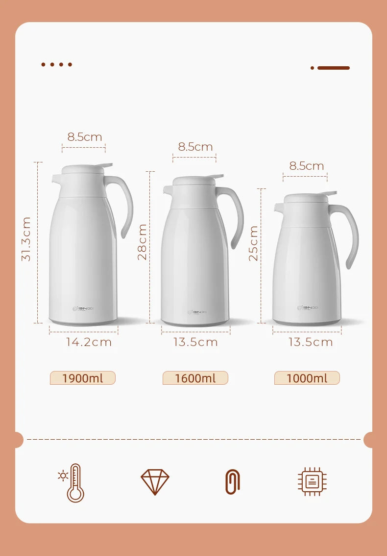 SmartTemp Large Capacity Nordic Thermos Kettle