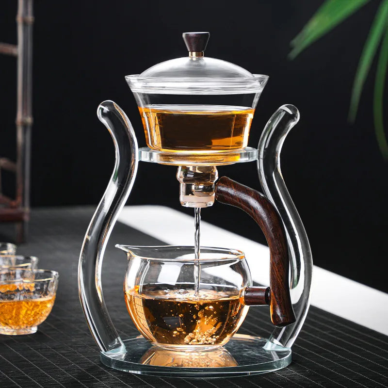 ZenFlow Automatic Glass Tea Set