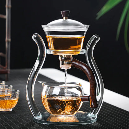 ZenFlow Automatic Glass Tea Set