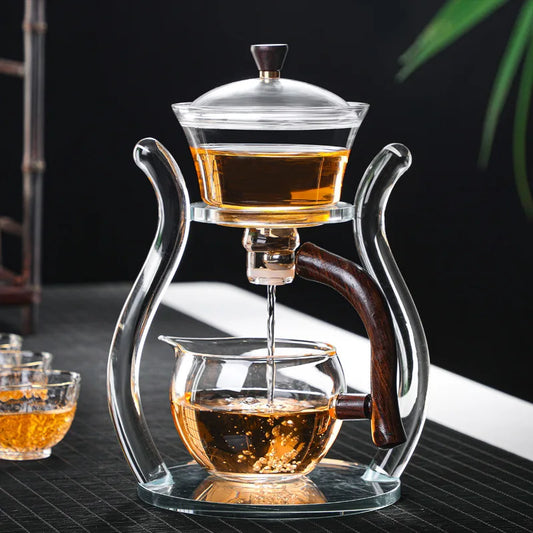 ZenFlow Automatic Glass Tea Set