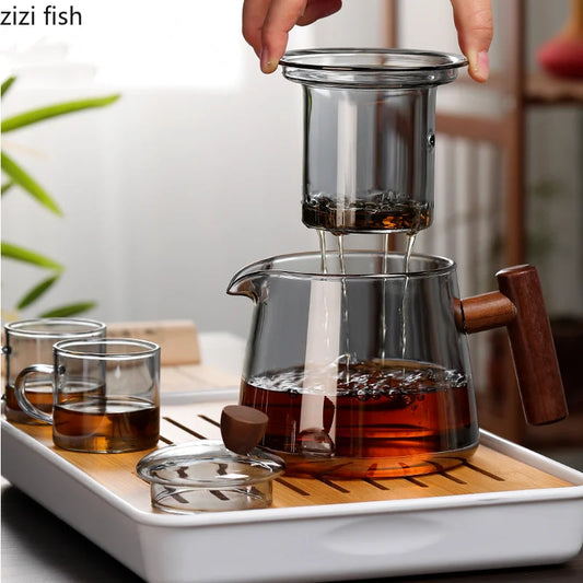 CrystalClear High-Temperature Resistant Glass Teapot