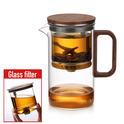 NordicBrew – Elegant Insulated Glass Teapot