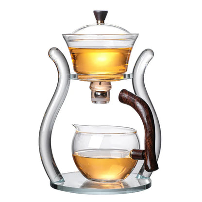 ZenFlow Automatic Glass Tea Set