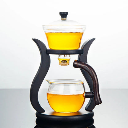 ZenFlow Automatic Glass Tea Set