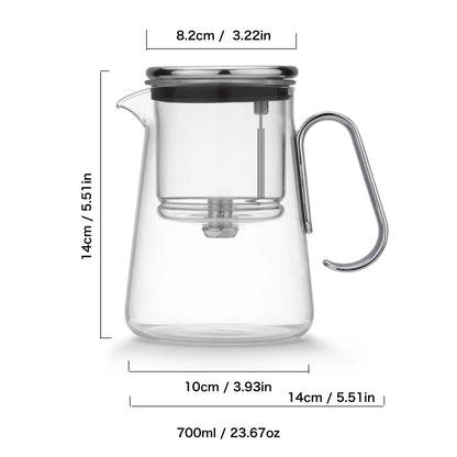 EleganceBrew – Premium Glass Teapot